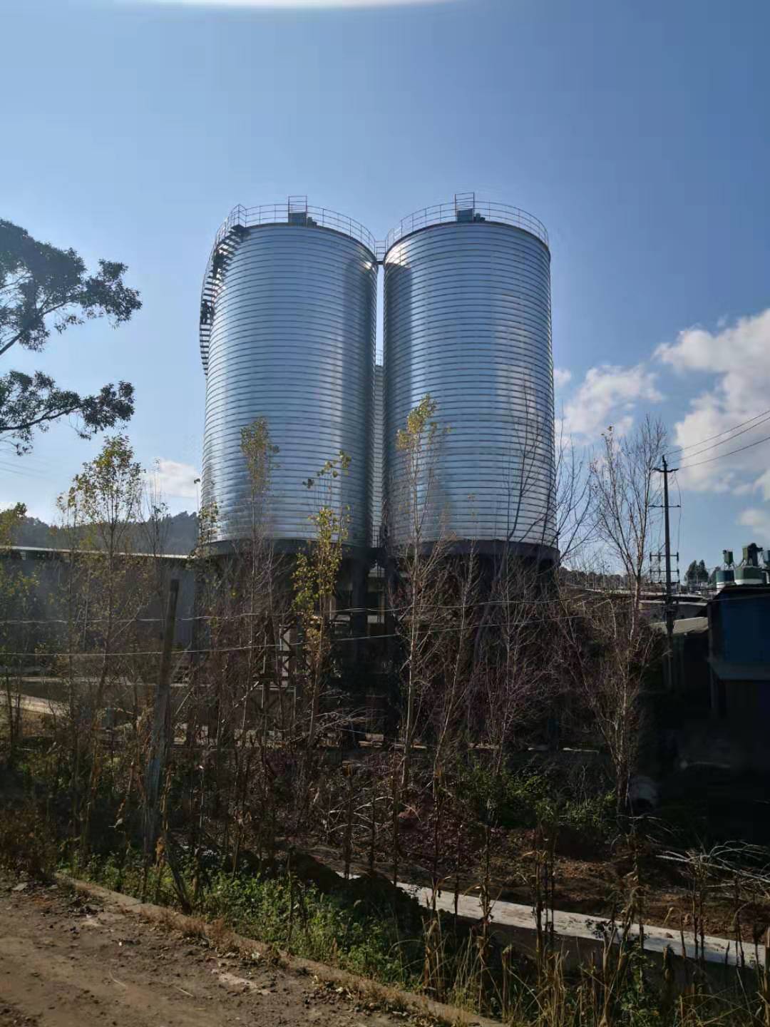 螺旋式砂石骨料倉